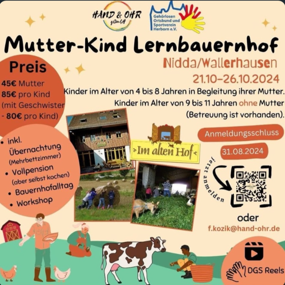 2024 10 21 bis 26 Mutter Kind Lernbauernhof