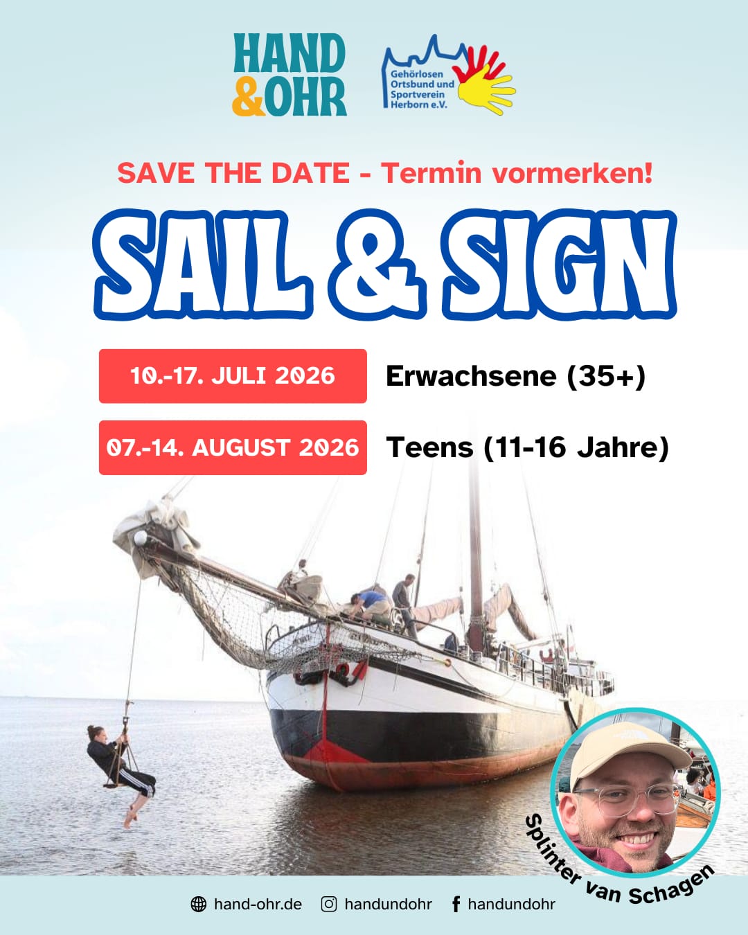 2026 07 10 bis 17 und 07 08 bis 14 SAIL SIGN