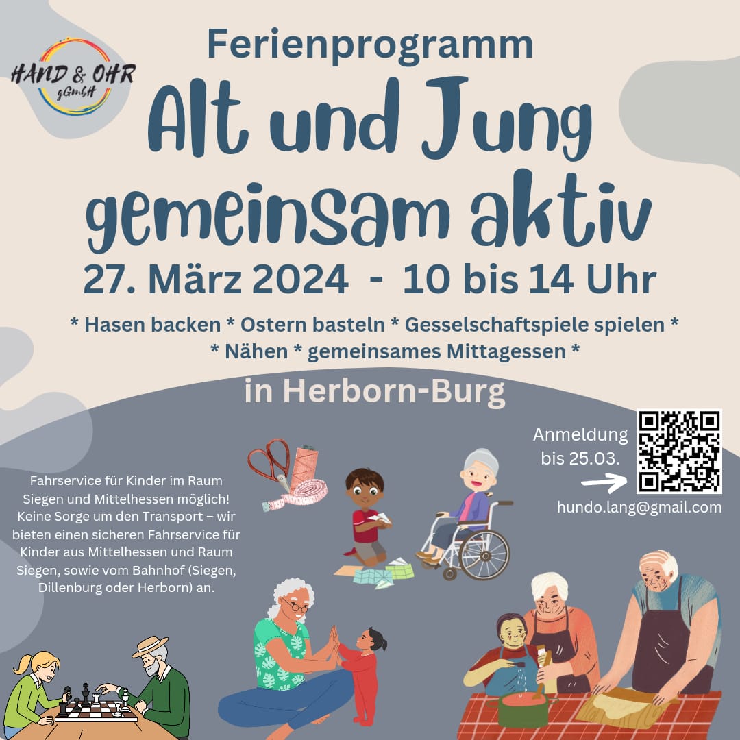 2024 03 27 Alt und Jung gemeinsam aktiv